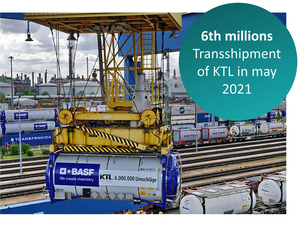 KTL 6th millions Transshipment in may 2021