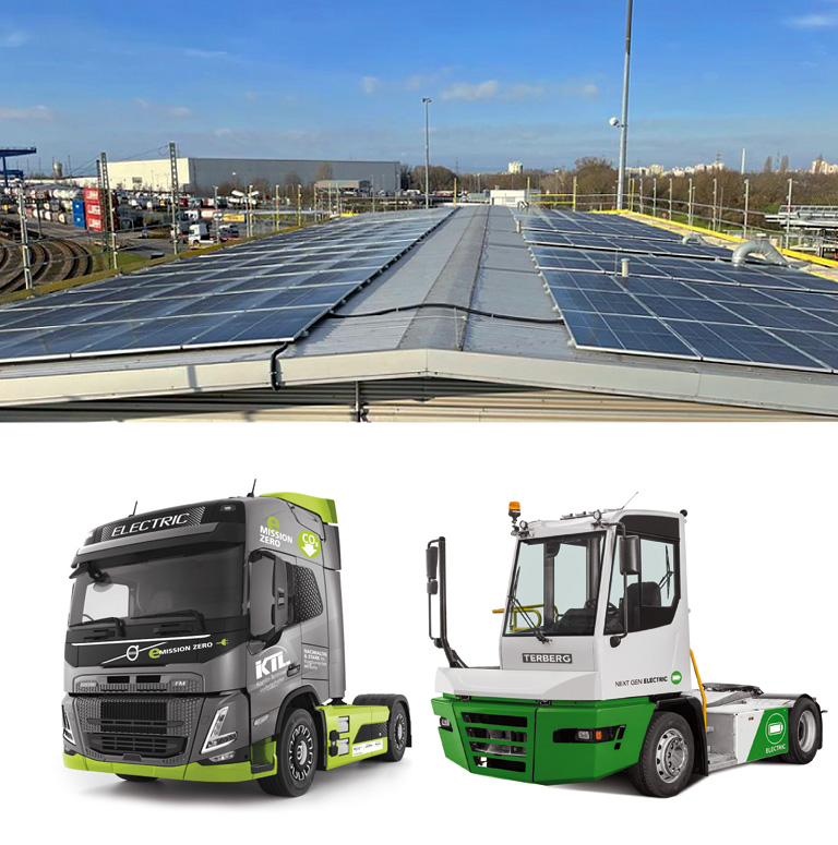 Nachhaltigkeit Solar und Fahrzeuge